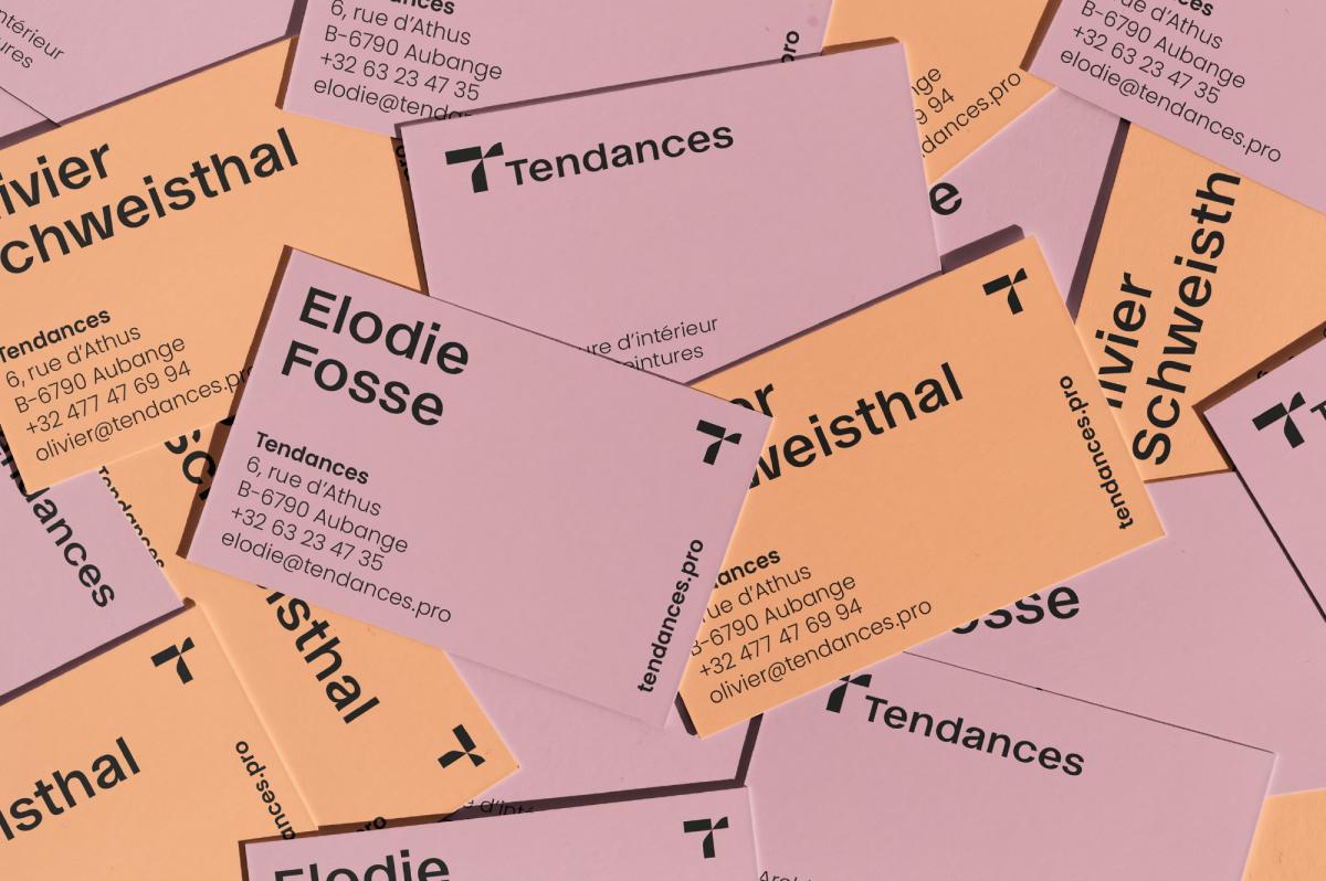 tendances business cards